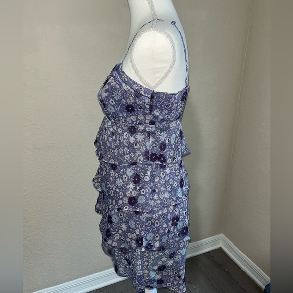 American Eagle Outfitters Floral Chiffon Ruffle Dress - Picture 4 of 9